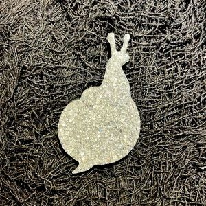 Snail glitter magnet